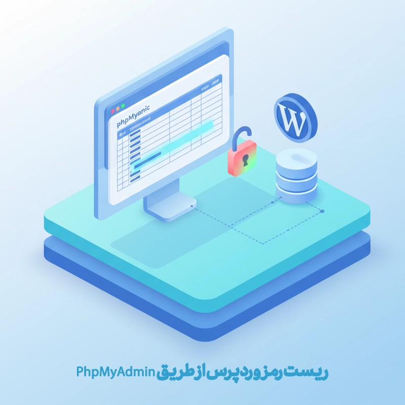 ریست رمز وردپرس از طریق phpMyAdmin